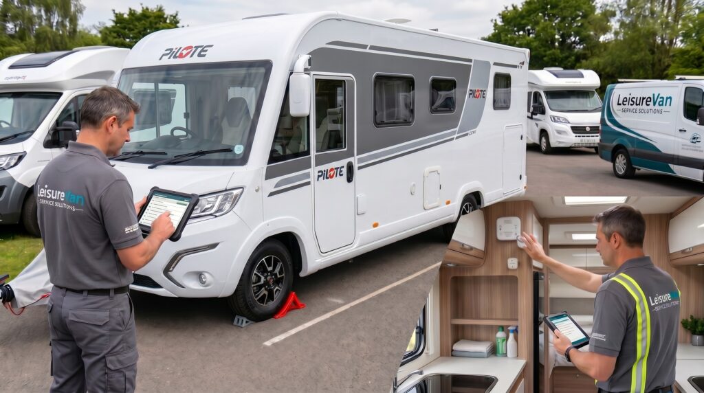 Professional motorhome habitation checks South Yorkshire by LeisureVan Service Solutions