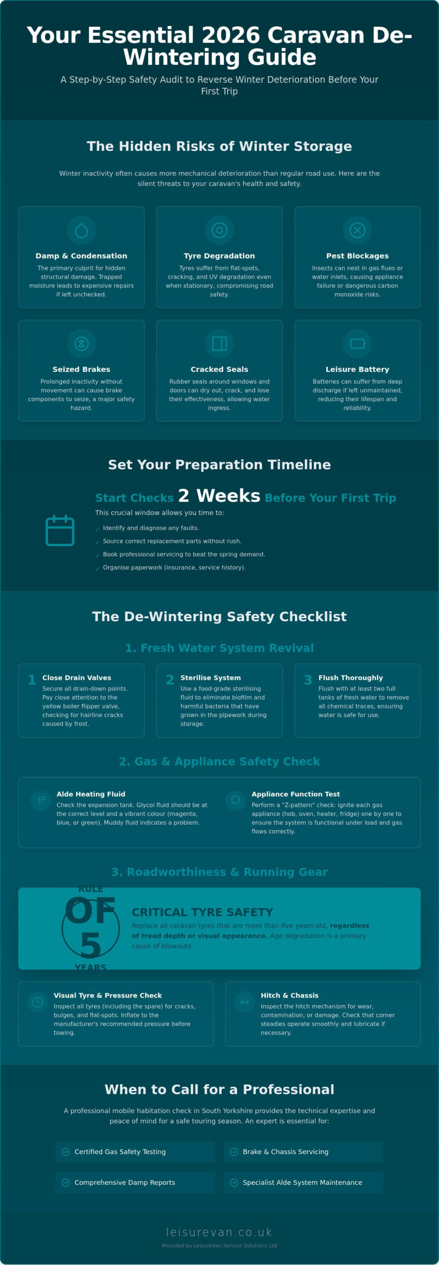 Preparing a Caravan for its First Trip of the Season: The Ultimate 2026 Safety Checklist