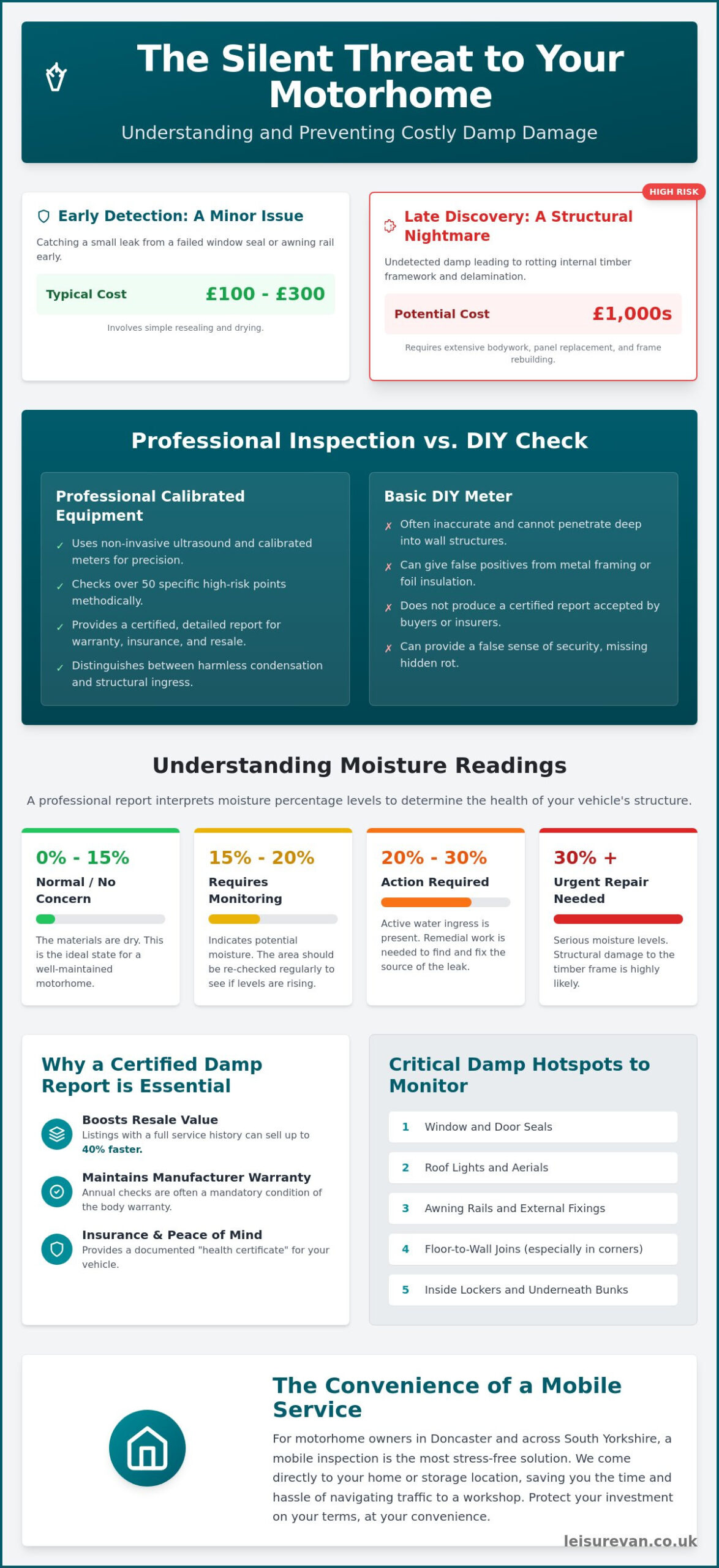 Professional Motorhome Damp Inspection Doncaster: Protect Your Investment in 2026