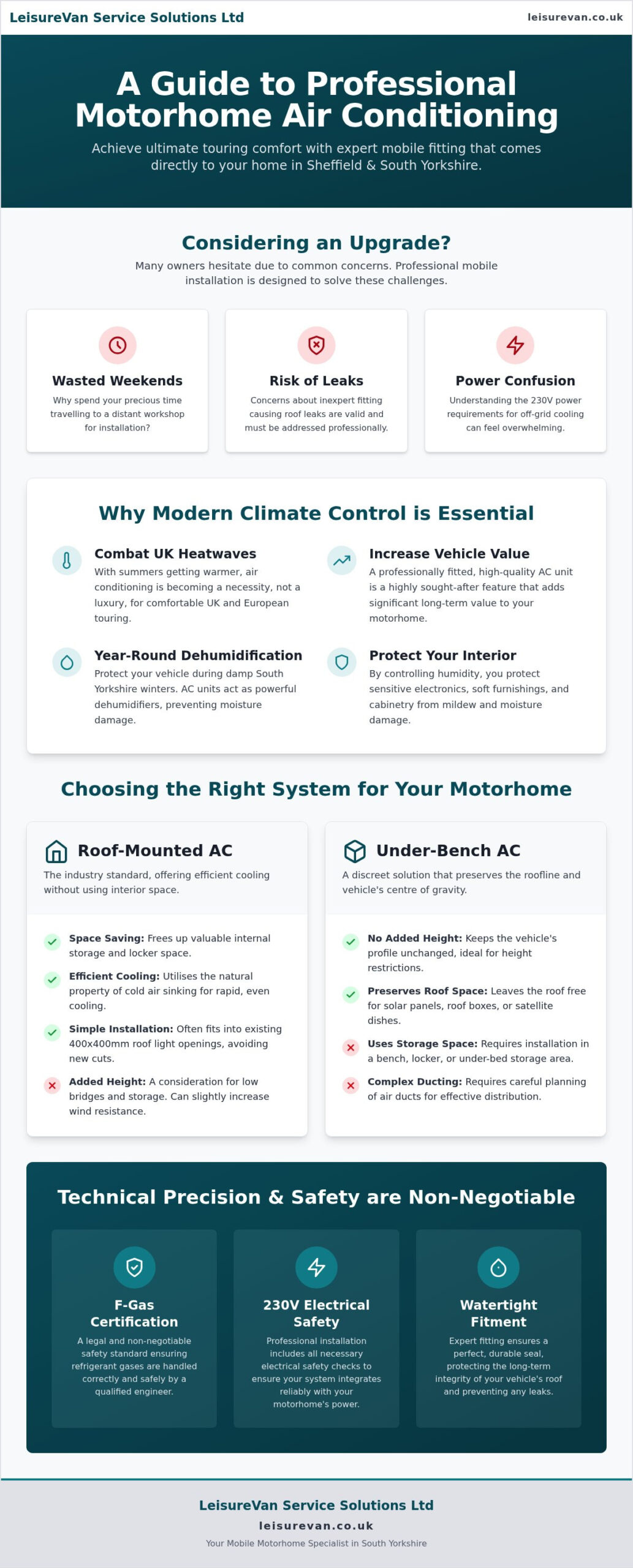Professional Motorhome Air Conditioning Fitting in Sheffield: The 2026 Mobile Guide